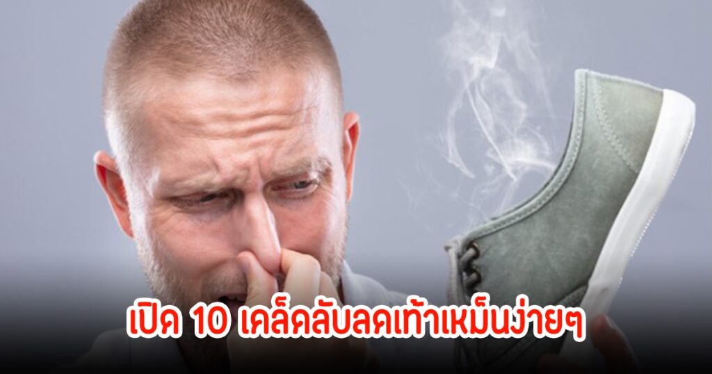 เปิดเคล็ดลับง่ายๆ แก้ปัญหากลิ่นเท้าสำหรับสายรองเท้าผ้าใบ พร้อมวิธีสังเกตเชื้อรา