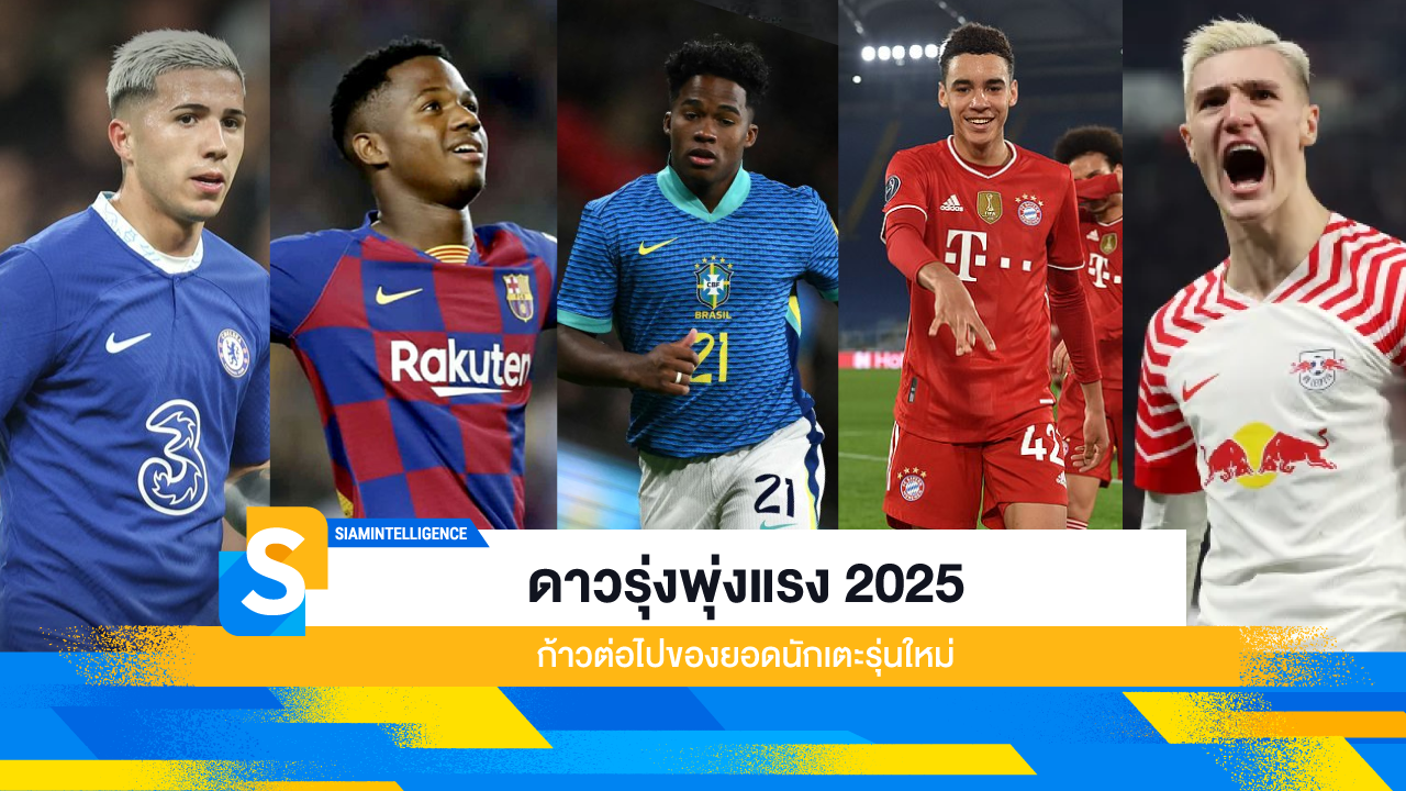 นักเตะดาวรุ่งที่น่าจับตามองในปี 2025 อนาคตแห่งวงการฟุตบอล