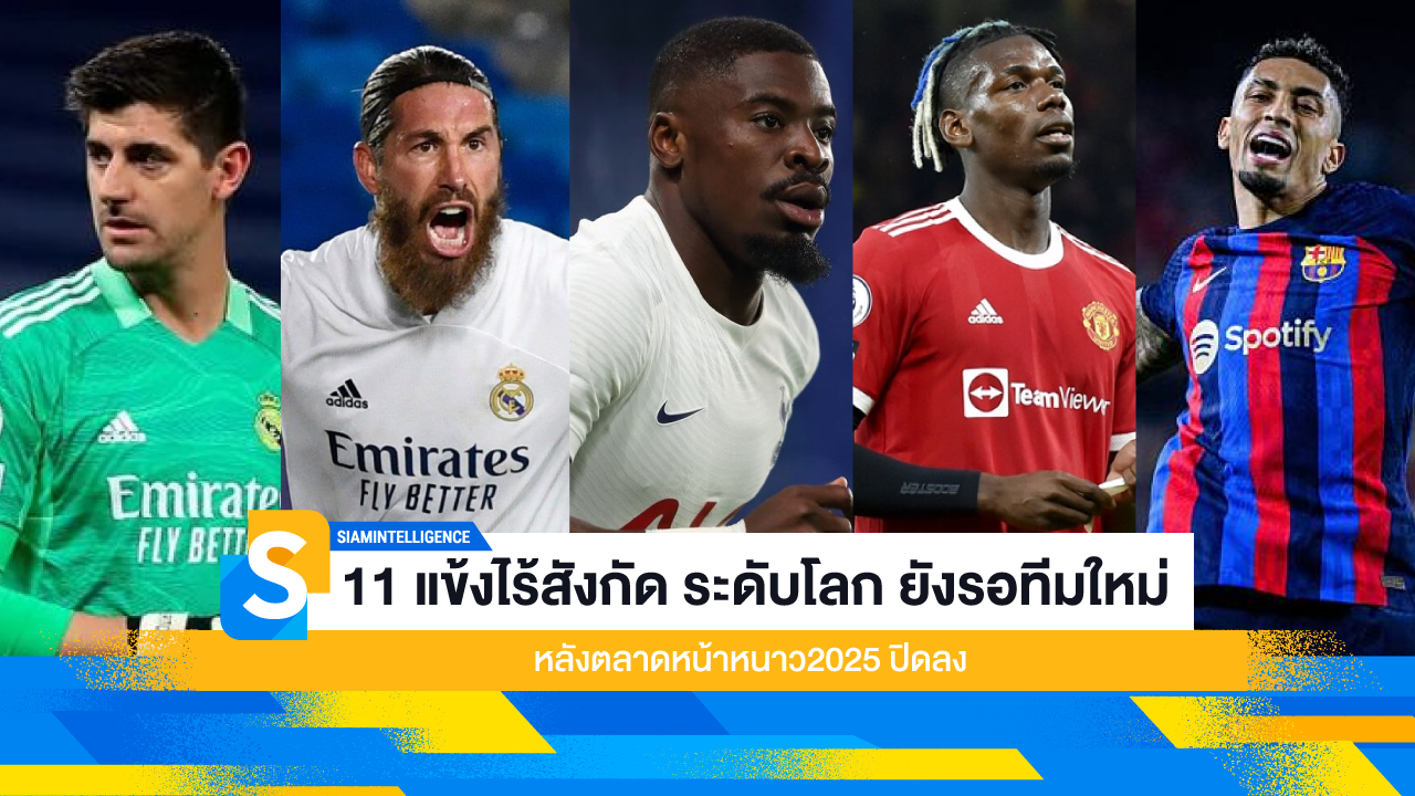 11 แข้งไร้สังกัด ระดับโลก ยังรอทีมใหม่ หลังตลาดหน้าหนาว2025 ปิดลง
