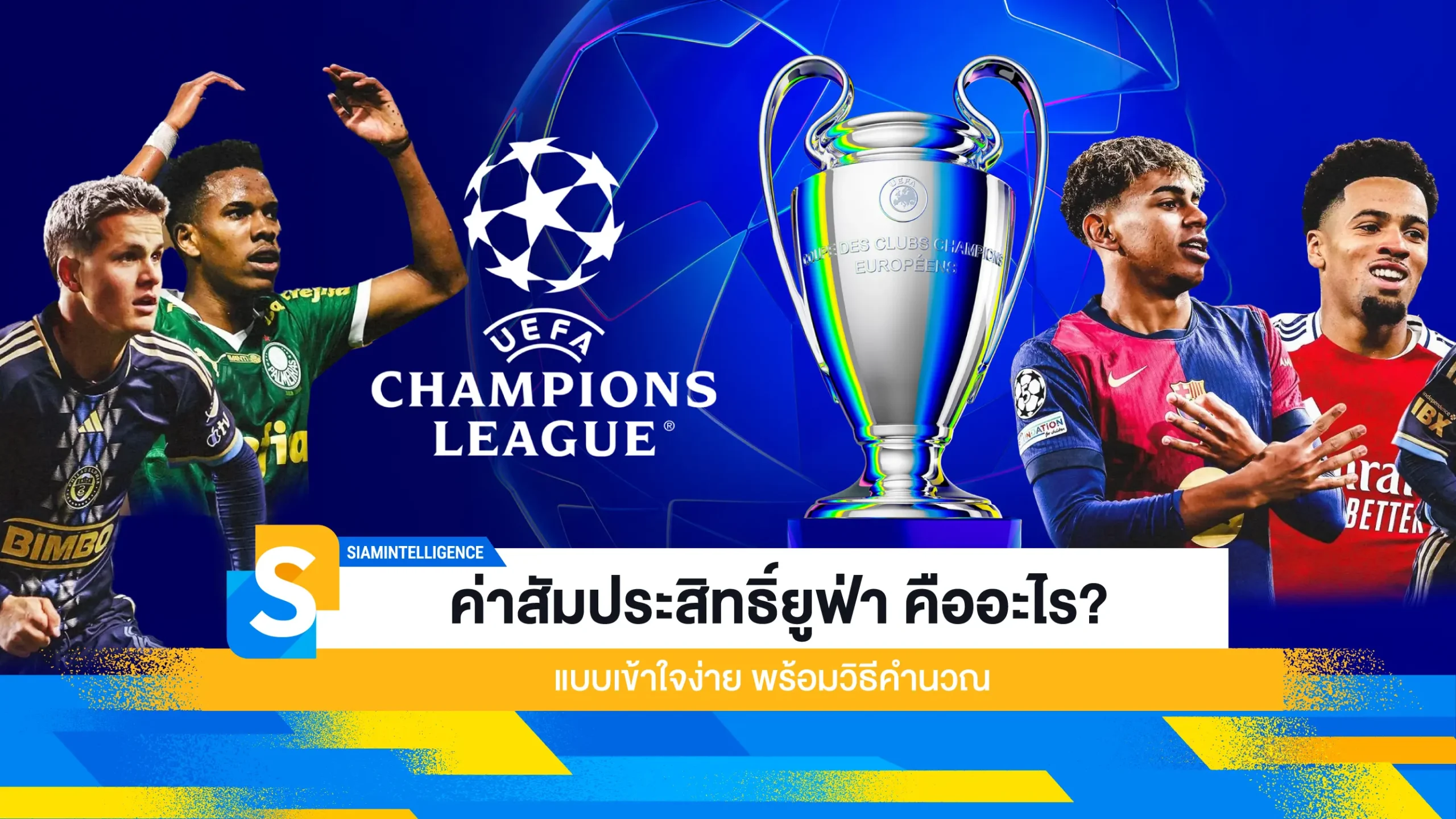 ค่าสัมประสิทธิ์ยูฟ่า คืออะไร? แบบเข้าใจง่าย พร้อมวิธีคำนวณ